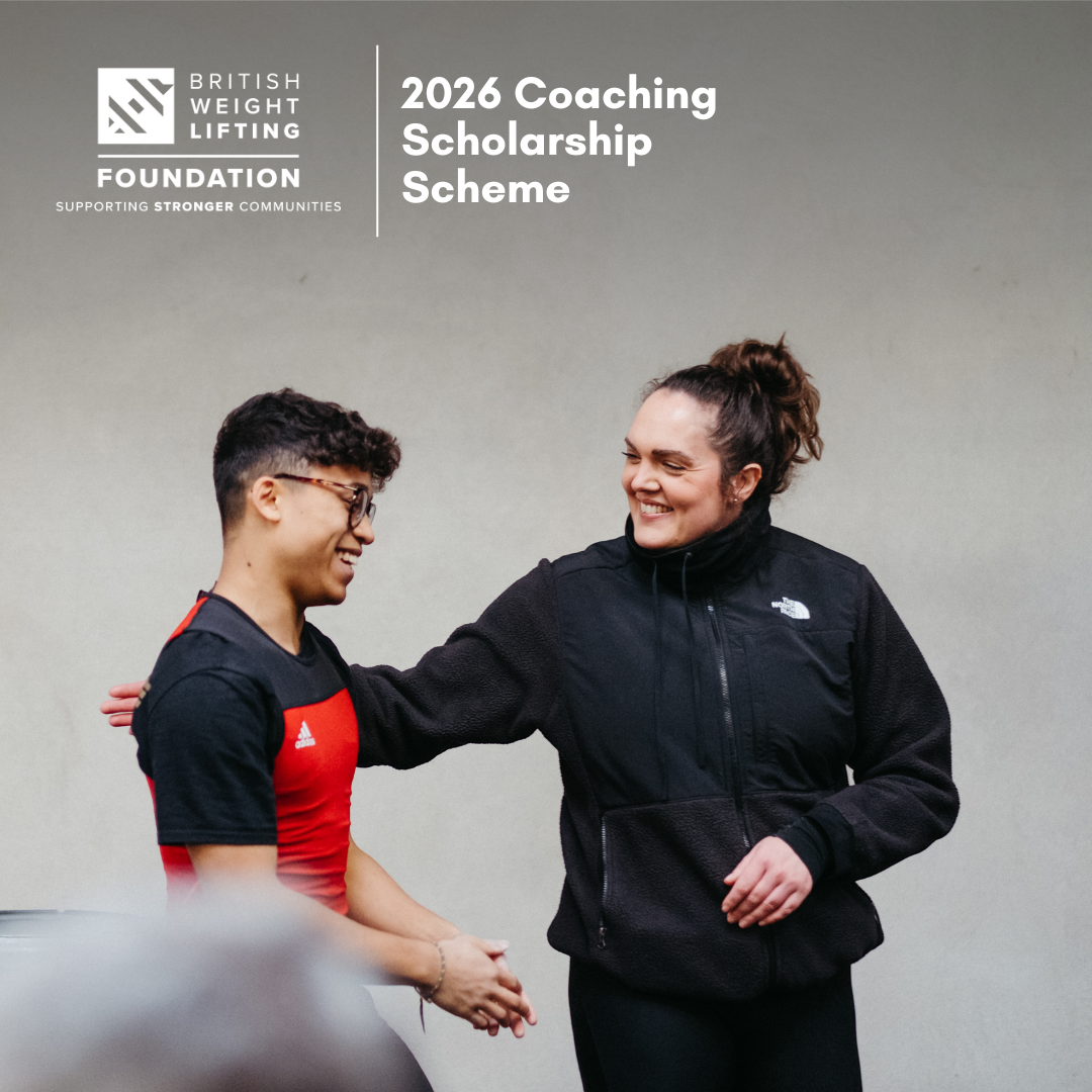 2026 Coaching Scholarship: The British Weight Lifting Foundation